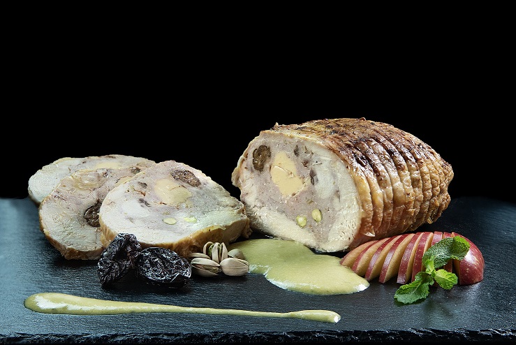 Pularda Asada Trufada con Foie